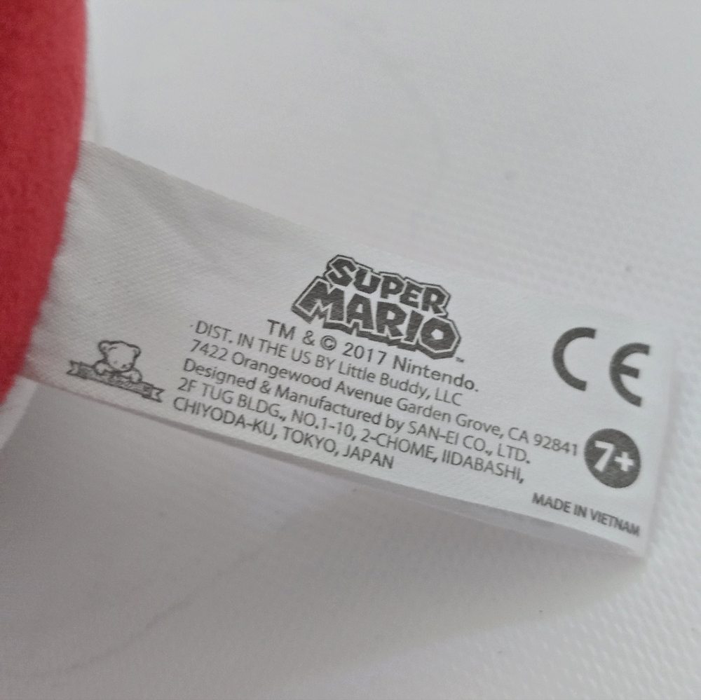 Super Mario Cheep Cheep Plush Red Fish All-Star Collection Nintendo Little Buddy - Picture 5 of 5